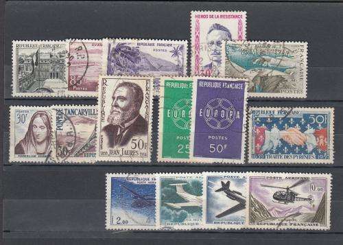 FRANCE-USEFUL USED LOT FROM 1950`S FILL SOME GAPS