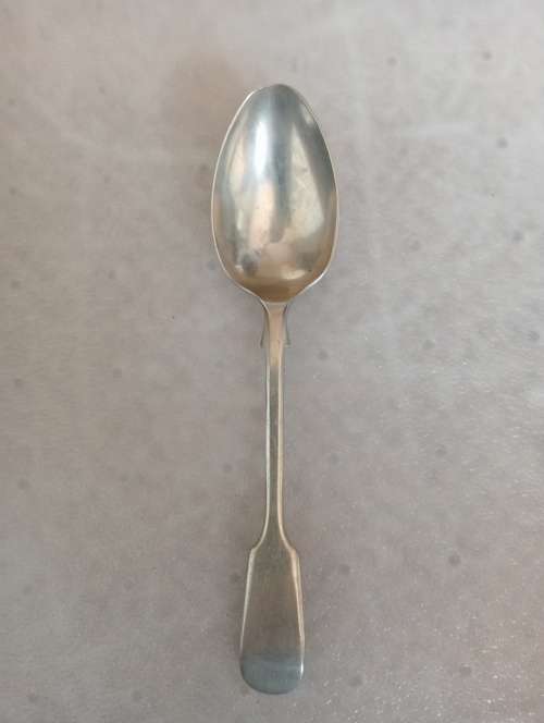 BRAZILIAN SILVER TEA SPOON 19grams AND 130 mm LONG