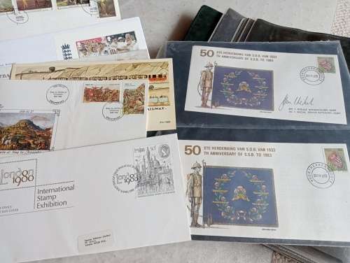 LARGE COLLECTION OF COVERS BLUE TRAIN,SOME MODERN RSA,SIGNED DEFENCE AND MUCH MORE