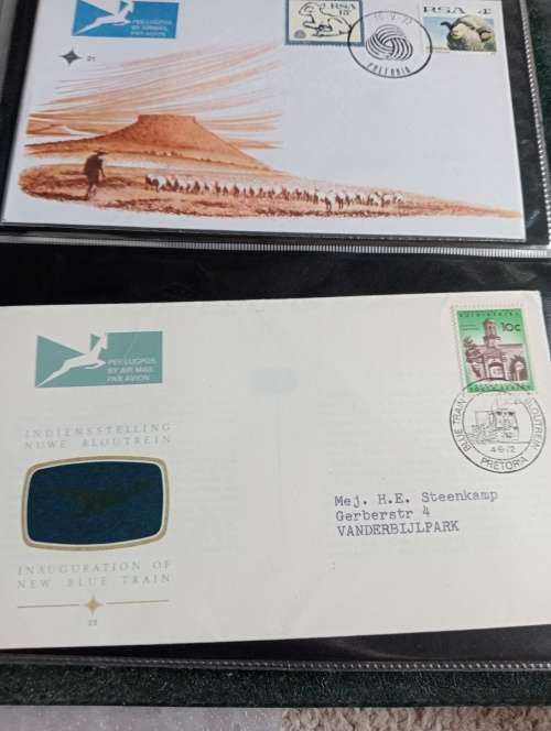 LARGE COLLECTION OF COVERS BLUE TRAIN,SOME MODERN RSA,SIGNED DEFENCE AND MUCH MORE