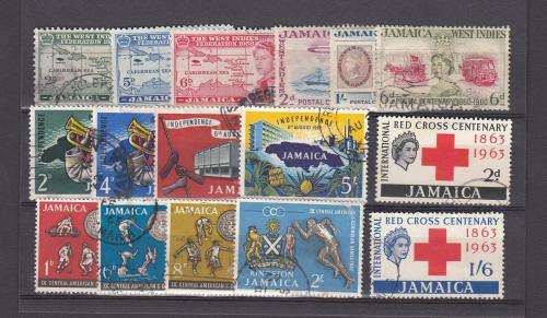 JAMAICA-VERY FINE USED LOT OF SETS
