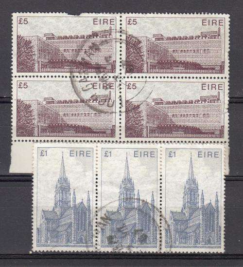 IRELAND-DIFFICULT 5 POUND AND 1 POUND MULTIPLES