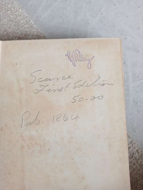 A VERY SCARCE FIRST EDITION 1864      ` CHRONICLES OF UGANDA `  GOLD GILTTED ON FRONT