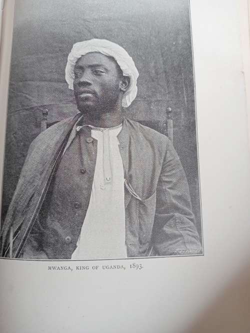 A VERY SCARCE FIRST EDITION 1864      ` CHRONICLES OF UGANDA `  GOLD GILTTED ON FRONT