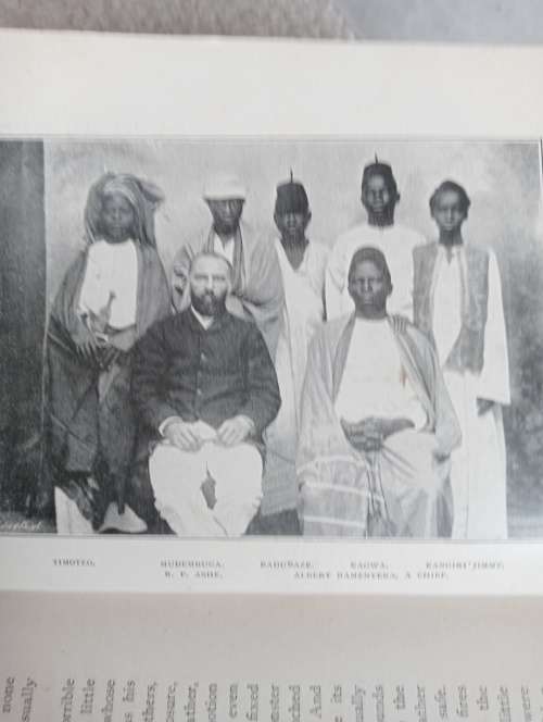 A VERY SCARCE FIRST EDITION 1864      ` CHRONICLES OF UGANDA `  GOLD GILTTED ON FRONT