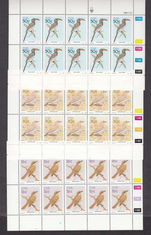 SWA-FLIGHT AND BIRDS  SETS OF FULL SHEETS SUPERB UMM R600+