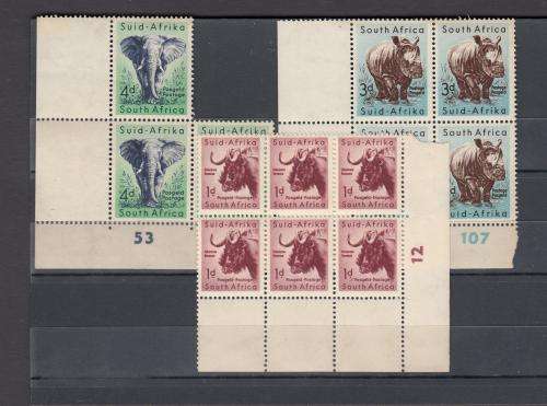 UNION-LOVELY ANIMAL BLOCKS UMM 4d BLOCK OF 3