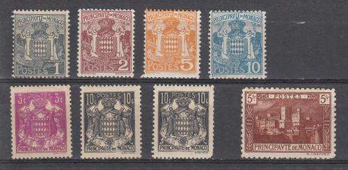 MONACO-SG 52 SCARCE STAMP ODD TONED PERF + OTHERS FINE MINT  R1350.00