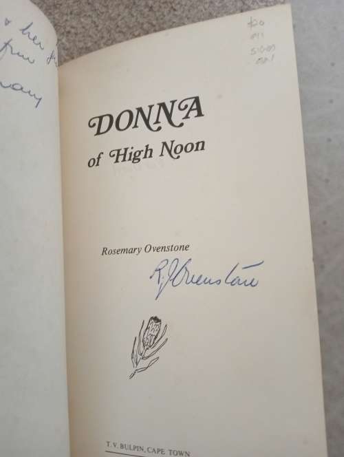 LOOKS AFRICANA-SIGNED COPY ` DONNA OF HIGH MOON ` SIGNED BY AUTHOR FIRST EDITION