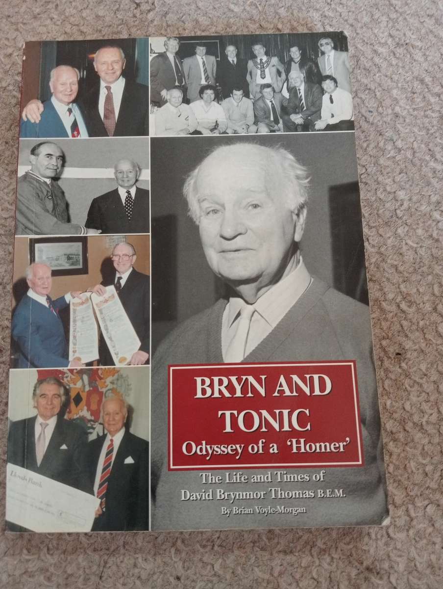 BRYN AND TONIC-THE LIFE AND TIMES OF A ` HOMER ` SIGNED COPY