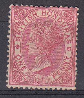BRITISH HONDURAS-QV SG18 FINE MINT-H.R.  R600.00