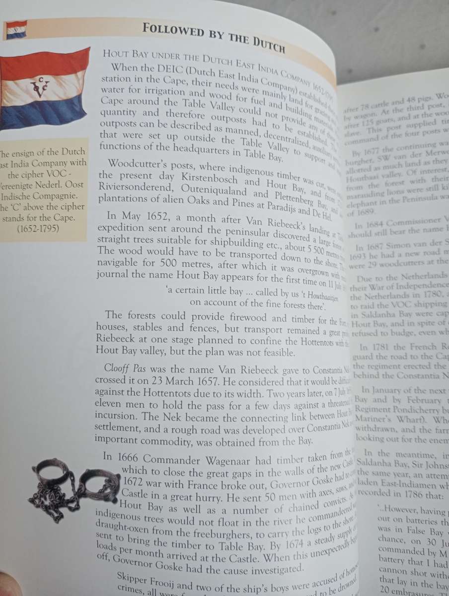 A MUST HAVE BOOK-THE HISTORY OF HOUT BAY SIGNED FIRST EDITION