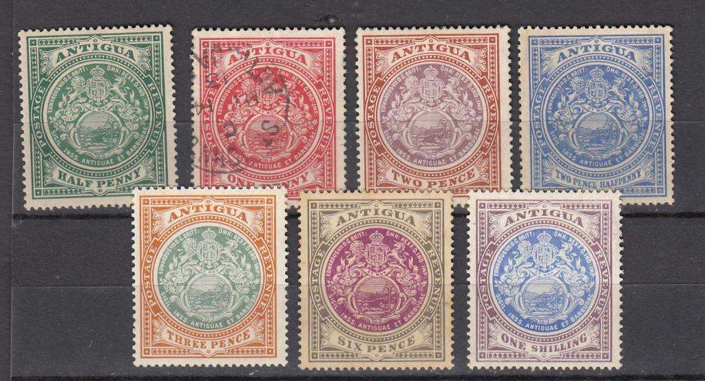 ANTIGUA-  VFM-LIGHT H.R. BETWEEN SG 41-49 [46a INCLUDED ] SG43 FU   98 POUNDS