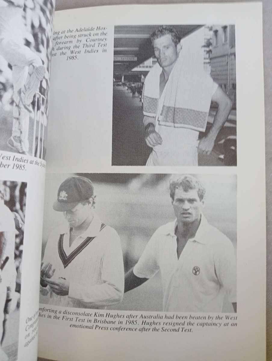 A SCARCE CRICKET BOOK ` CRICKET MADNESS ` SIGNED BY KEPLER WESSELS LIGHT EVEN FOXING