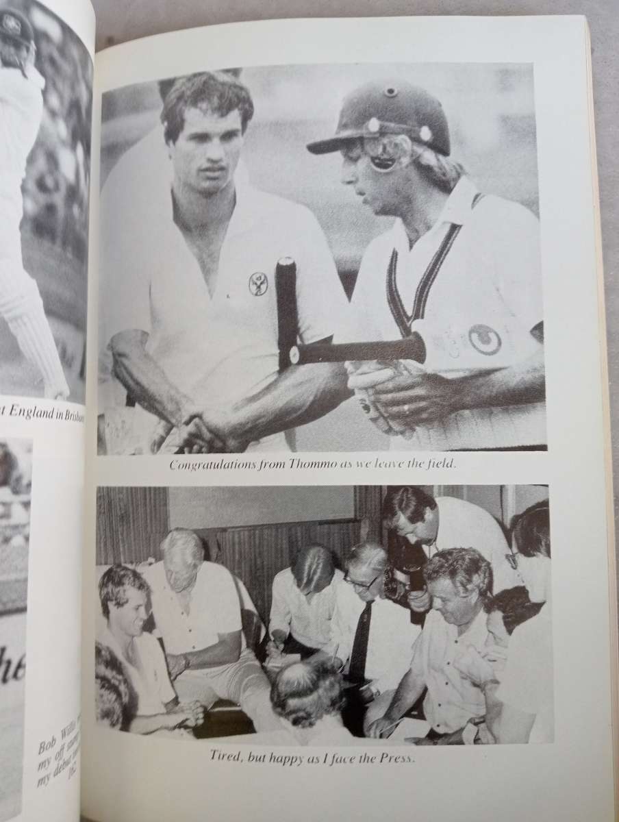 A SCARCE CRICKET BOOK ` CRICKET MADNESS ` SIGNED BY KEPLER WESSELS LIGHT EVEN FOXING