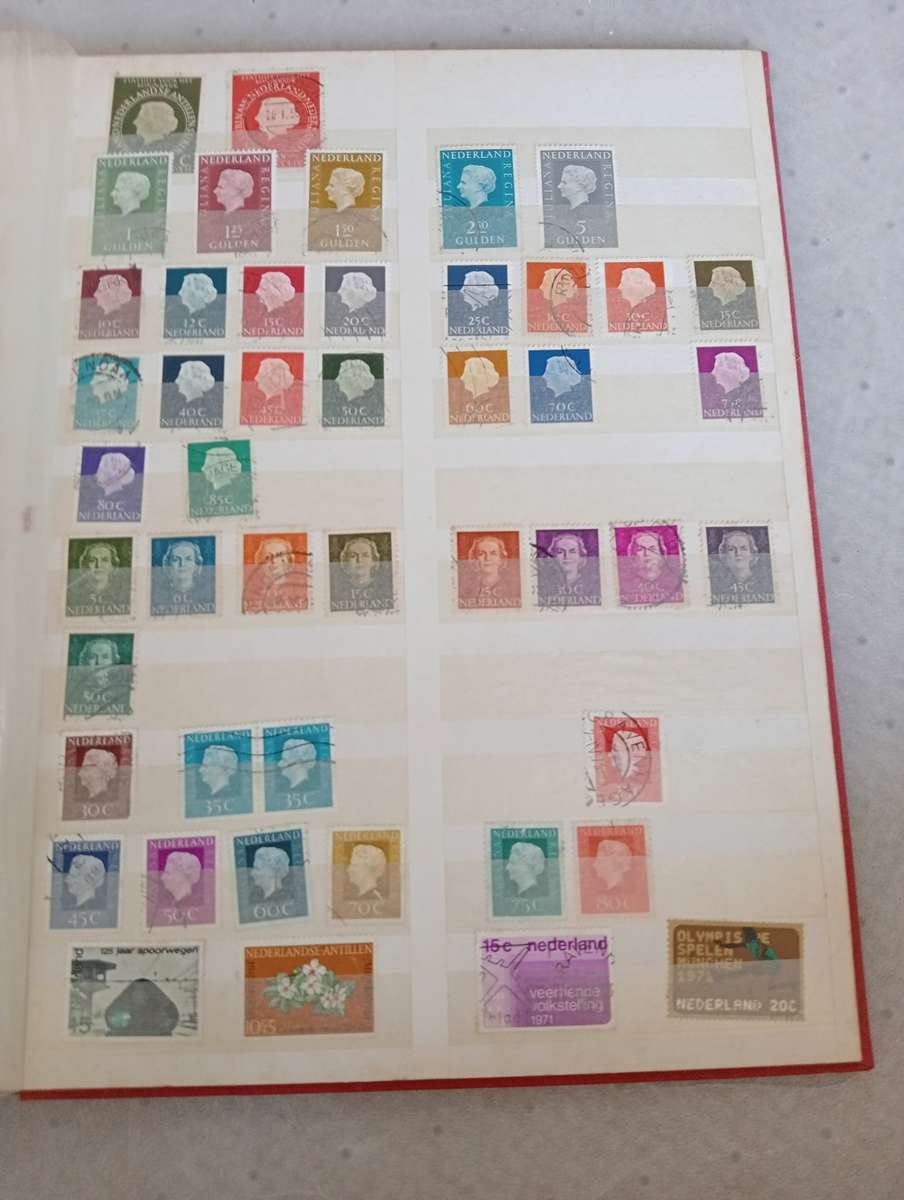 NETHERLANDS-STOCK BOOK-SOME VERY USEFUL SETS AND ISSUES ON PAGES HERE-OTHER ODD LOTS-BARGAIN BUY