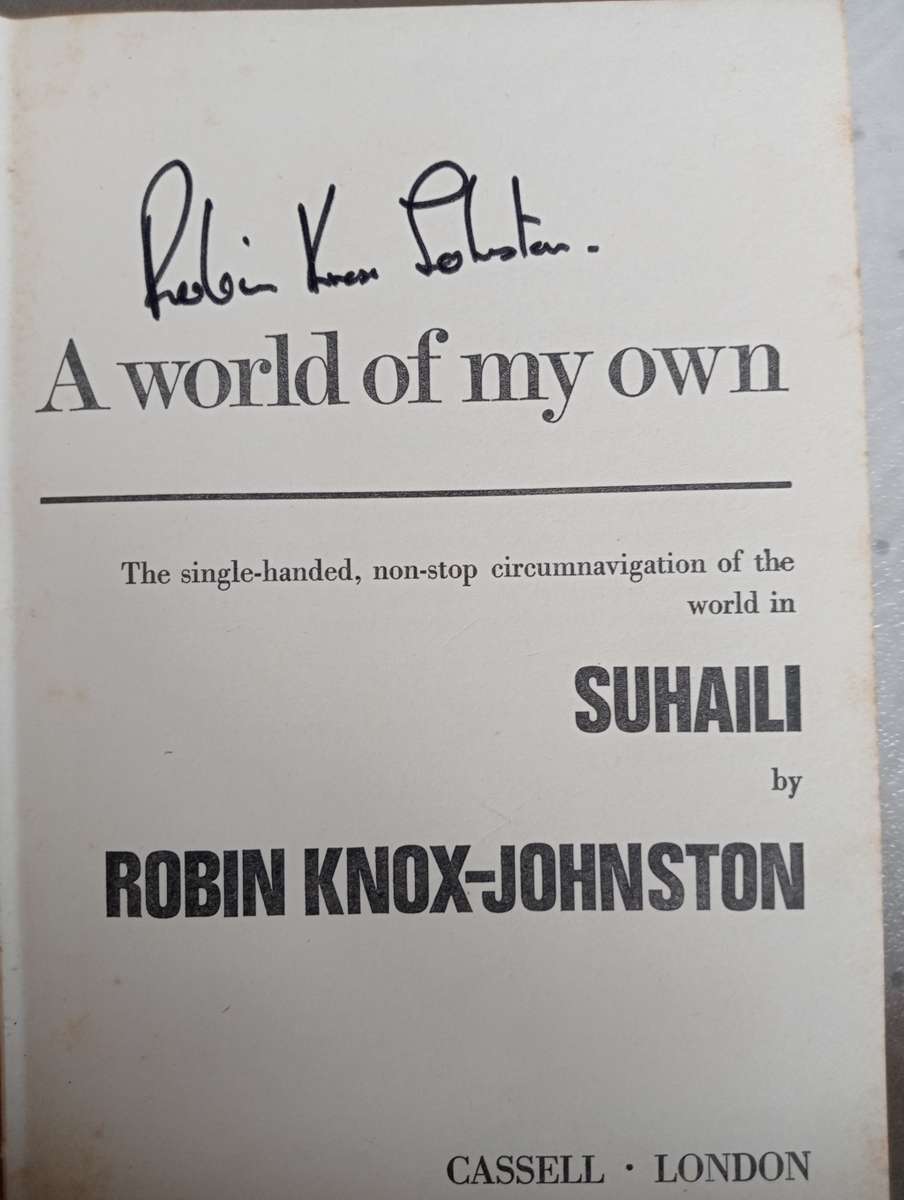 ANOTHER BATCH OF SIGNED BOOKS ON AUCTION TODAY-READ BELOW  ` FAMOUS SAILOR `