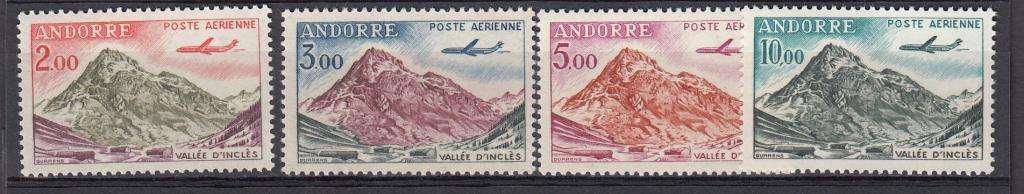 FRENCH ANDORRA-1961 AIRS SUPERB UMM  23 POUNDS