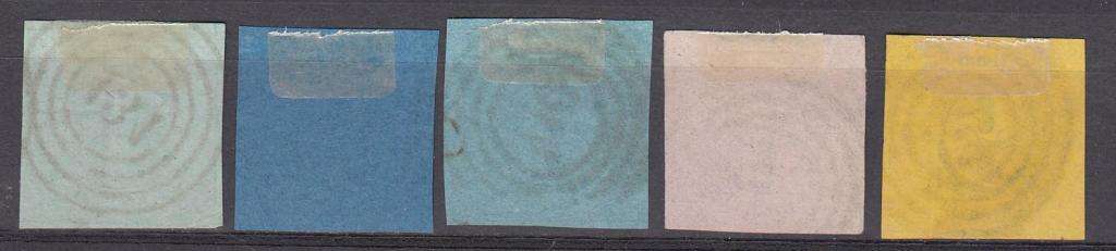 TURN & TAXIS 1852 SOUTH DISTRICT SET + SHADES SUPERB USED   R4420.00