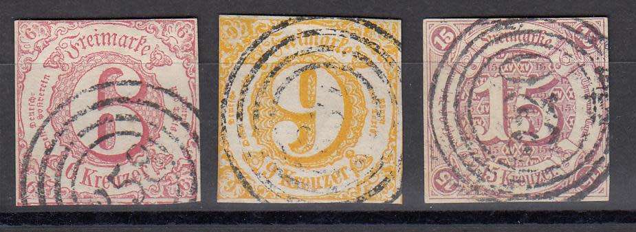 TURN & TAXIS 1859 SUPERB USED SG66 IS DIFFICULT SO NICE  R7650.00