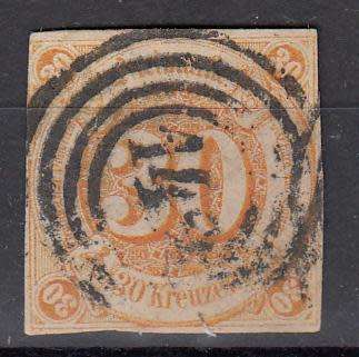 TURN & TAXIS 1859 VERY SCARCE SIGNED SG67 SUPERB  R10 570.00