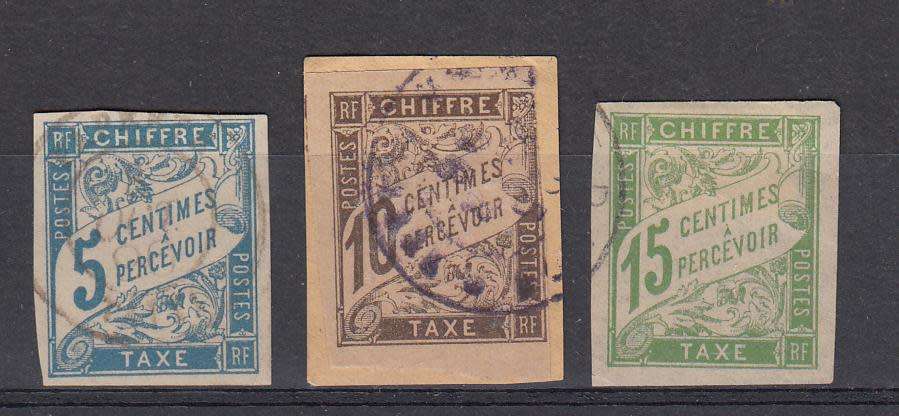 FRANCE-LOVELY POSTAGE DUES ON PIECE
