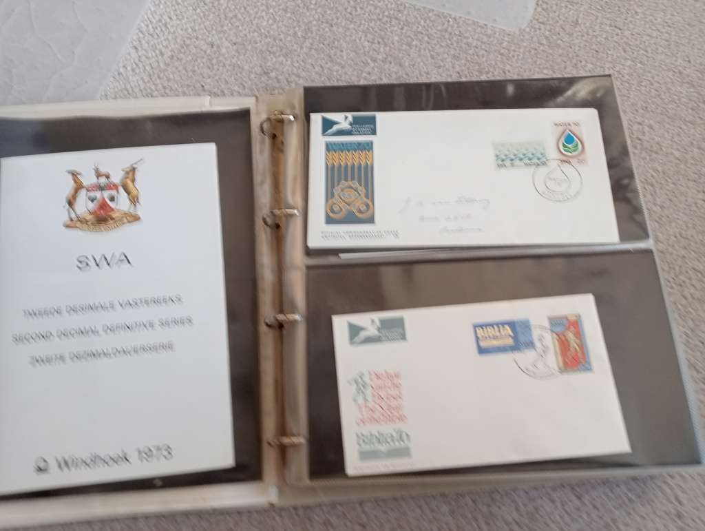 EARLY SWA AND GOOD BOTSWANA FDC MANY-SEE BELOW