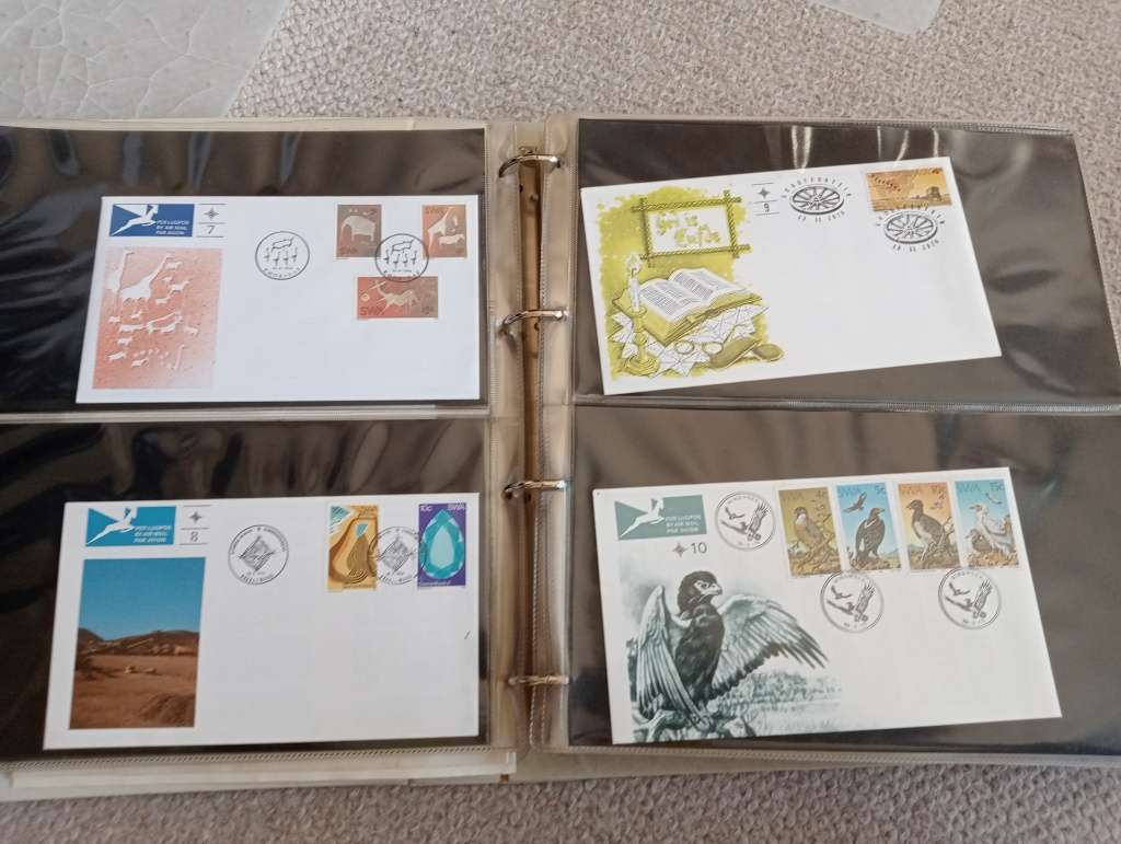 EARLY SWA AND GOOD BOTSWANA FDC MANY-SEE BELOW