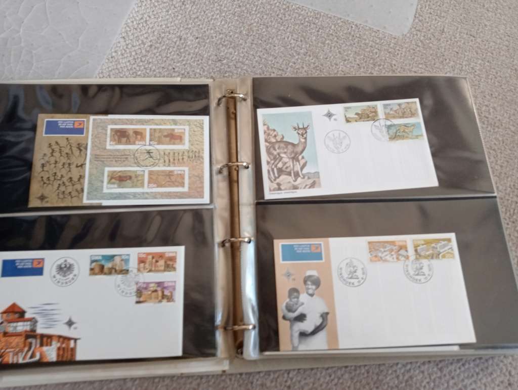 EARLY SWA AND GOOD BOTSWANA FDC MANY-SEE BELOW