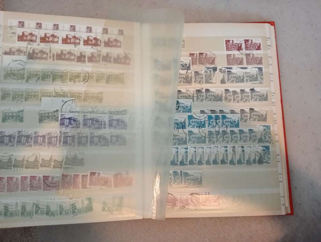 STOCK BOOK-RSA  FULL OF USED BLOCKS, SINGLES.DUES AND OTHERS-FINDS NO DOUBT !! NOT NEARLY ALL SHOWN