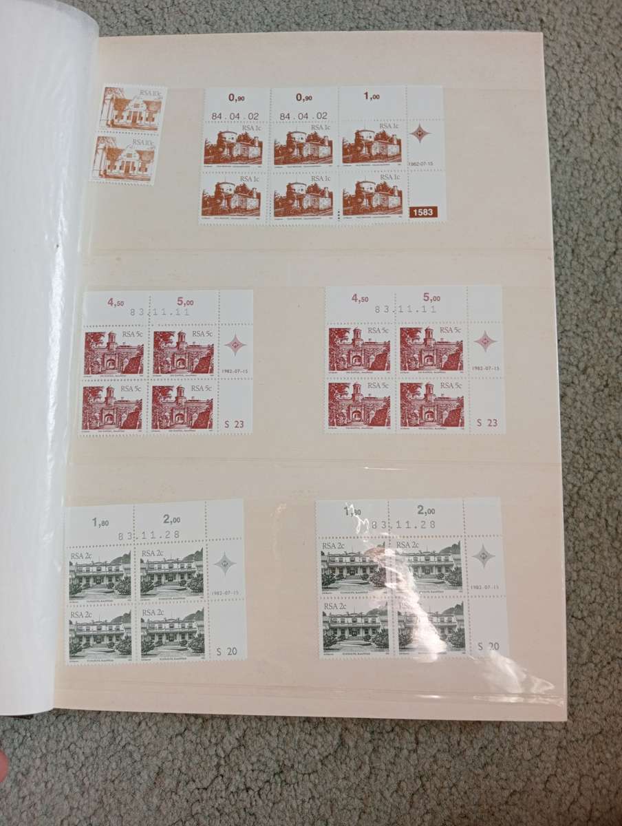 RSA CONTROL BLOCK COLLECTION-MANY DEFINITIVES ETC-SEE BELOW
