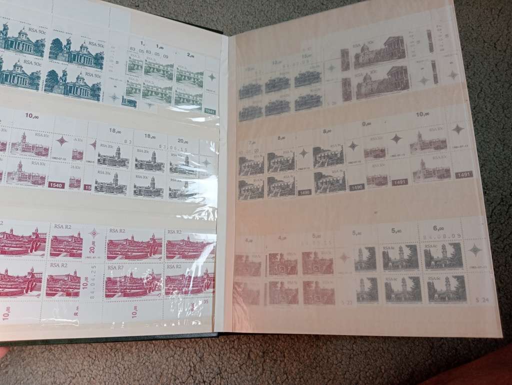 RSA CONTROL BLOCK COLLECTION-MANY DEFINITIVES ETC-SEE BELOW