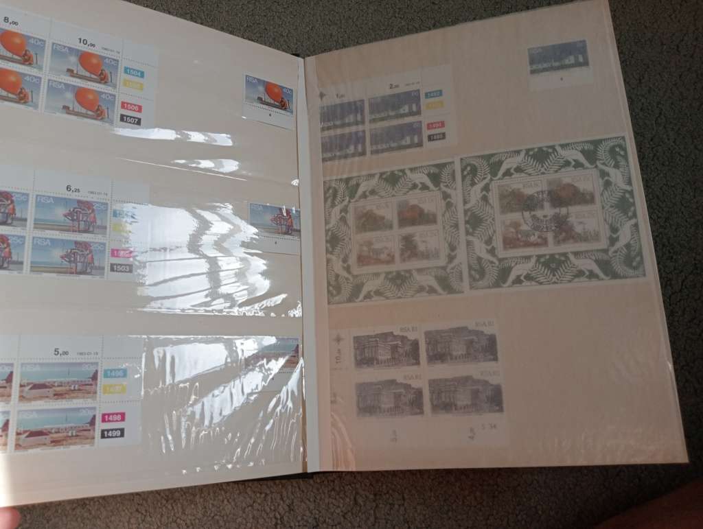 RSA CONTROL BLOCK COLLECTION-MANY DEFINITIVES ETC-SEE BELOW