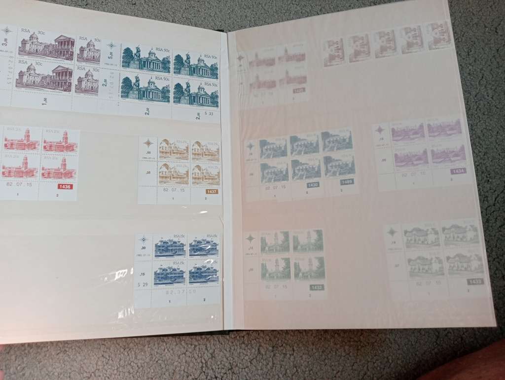 RSA CONTROL BLOCK COLLECTION-MANY DEFINITIVES ETC-SEE BELOW