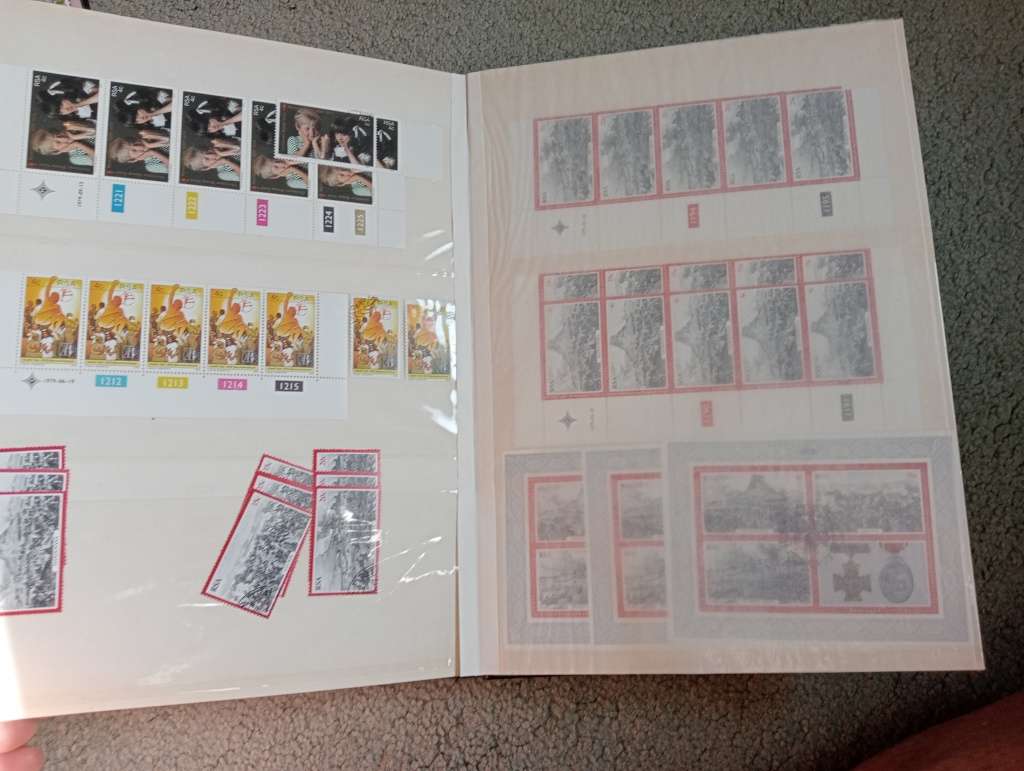 RSA CONTROL BLOCK COLLECTION-MANY DEFINITIVES ETC-SEE BELOW