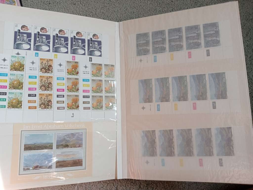 RSA CONTROL BLOCK COLLECTION-MANY DEFINITIVES ETC-SEE BELOW