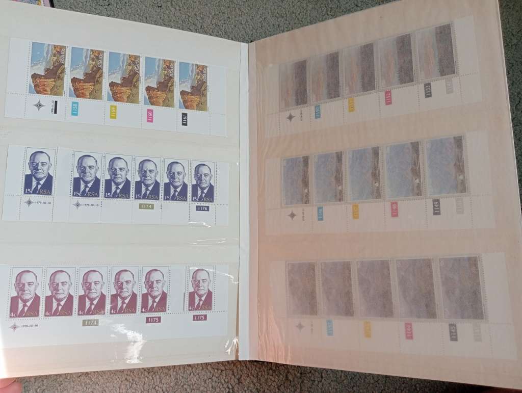 RSA CONTROL BLOCK COLLECTION-MANY DEFINITIVES ETC-SEE BELOW