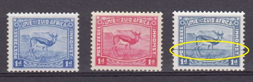 UNION-1923 SCREENED ESSAYS NO GUM LAST WITH LOVELY LINE FLAW !!!!