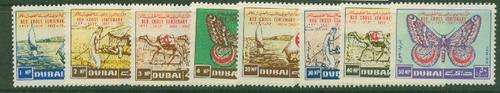 DUBAI  RED CROSS UNMOUNTED SG 26-33