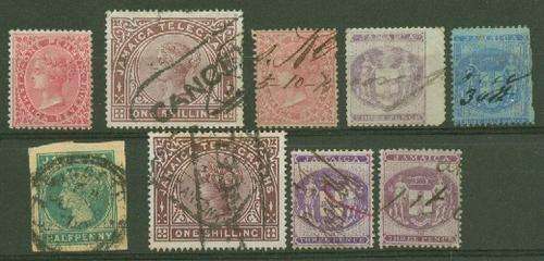 JAMAICA REVENUES/TELEGRAPH USED-NOT COMMON