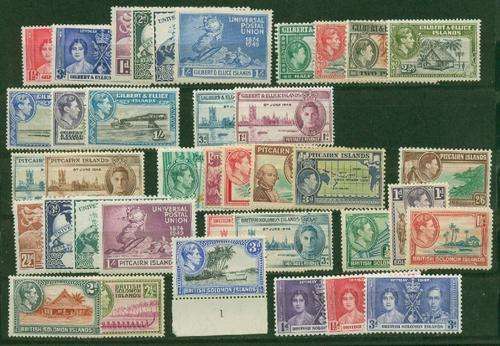 PASIFIC ISL-KGVI VERY FINE MINT SELECTION-PLENTY OF VALUE IN THIS LOT