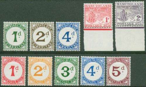 QE II SUPERB SELECTION OF POSTAGE DUES UNMOUNTED MINT