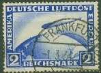 GERMANY- 1928 ZEPPLIN 2RM FINE USED R 850.00