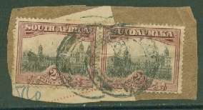 SA UNION 2d  FINE USED ON PIECE SACC 33c