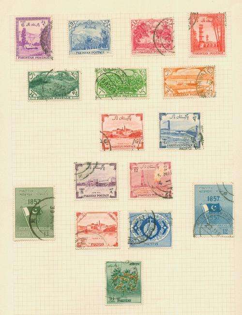 PAKISTAN- 12 PAGE COLLECTION-VERY DIFFICULT TO DUPLICATE THIS LOT $$$