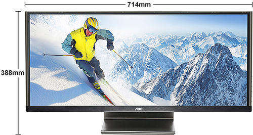 AOC Q2963PM Black 29" 5ms HDMI UltraWide (21:9) LED Backlight LCD Monitor