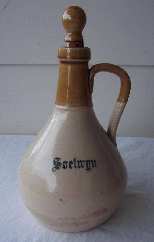 VINTAGE SOETWYN BOTTLE MADE BY BUCHAN PORTEBELLO SCOTLAND