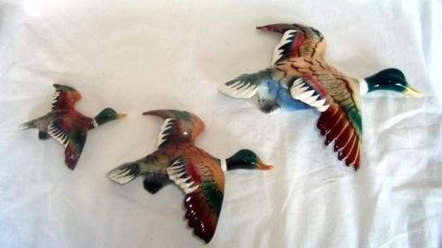 THREE OF THE MOST GORGEOUS FLYING DUCKS