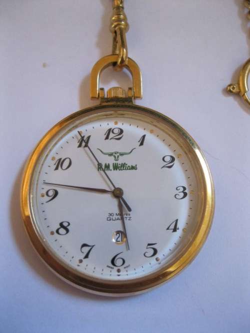 STUNNING R.M. WILLIAMS POCKET WATCH IN PERFECT CONDITION