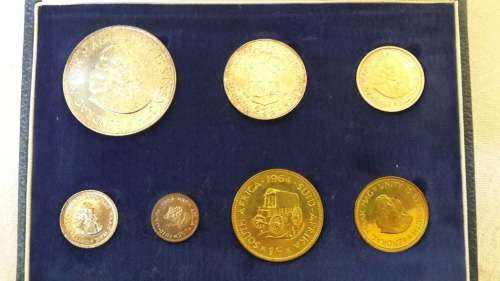 1964 Proof set in blue box. Perfect.